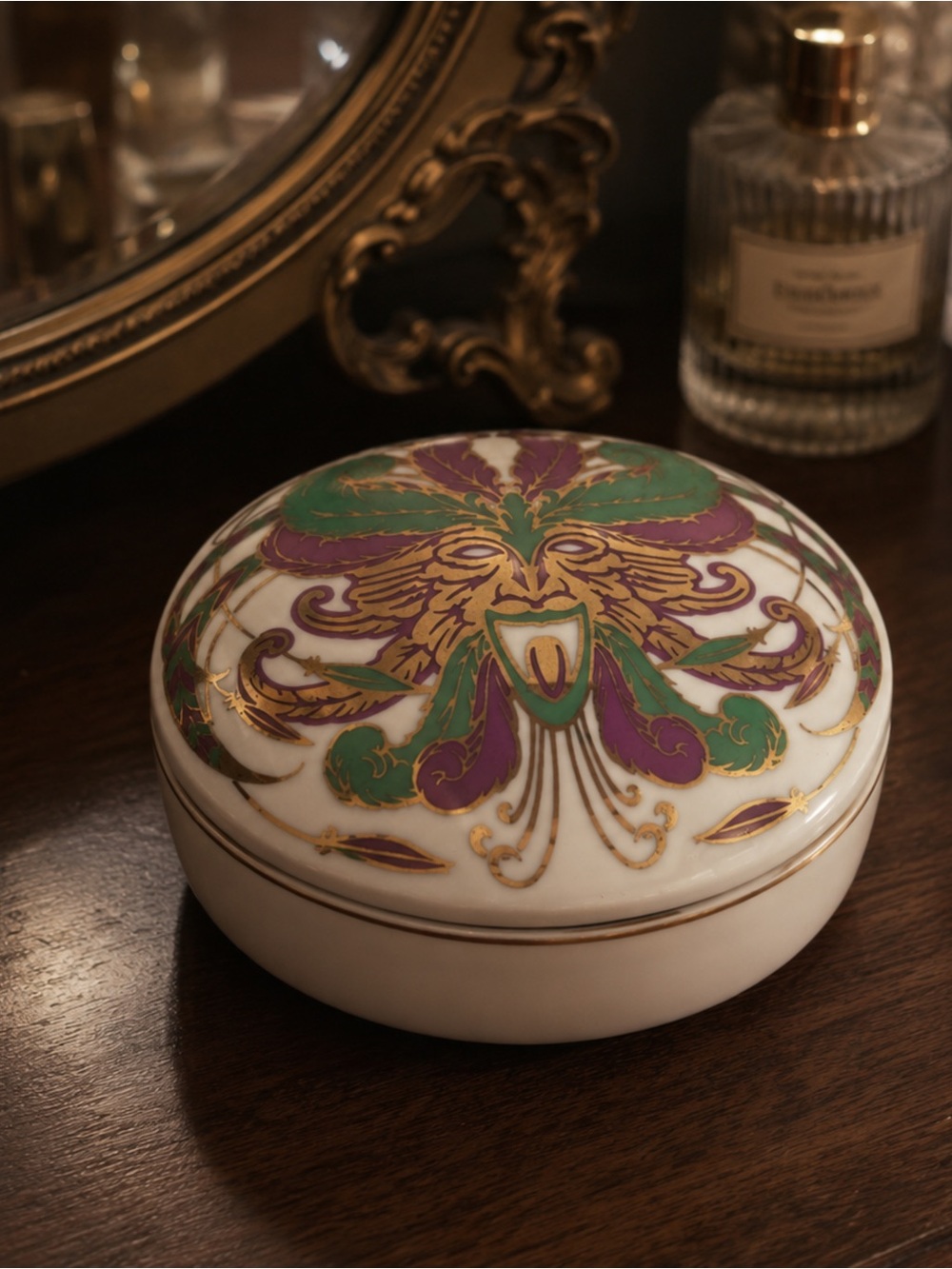 Tiffany & Co. Green and Purple trinket box